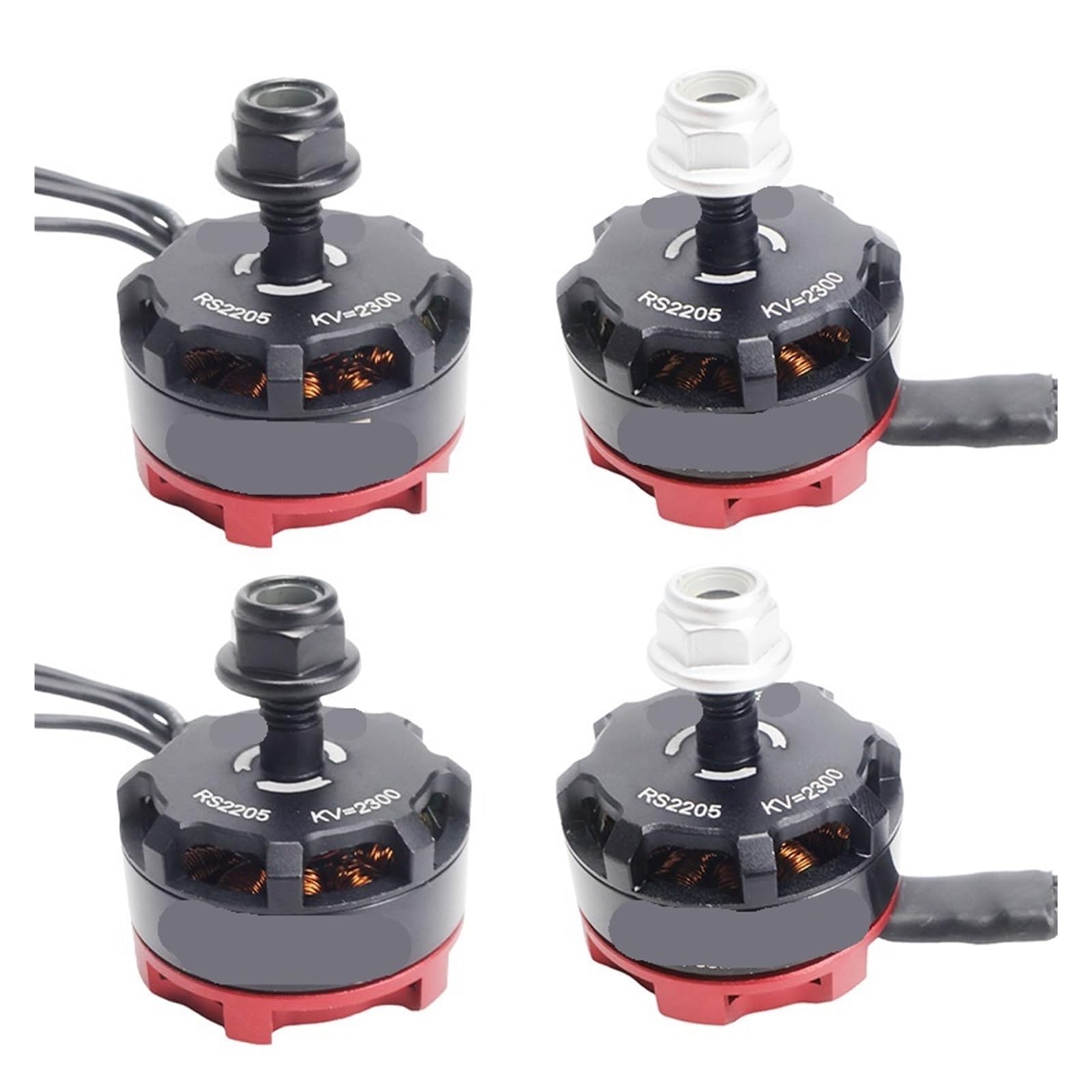 Motore brushless 2/4 pezzi 3-4S 2205 RS2205 2300KV, compatibile for RC FPV Racing 210 250 Quad Multicopter | 4Pcs - 2CW 2CCW