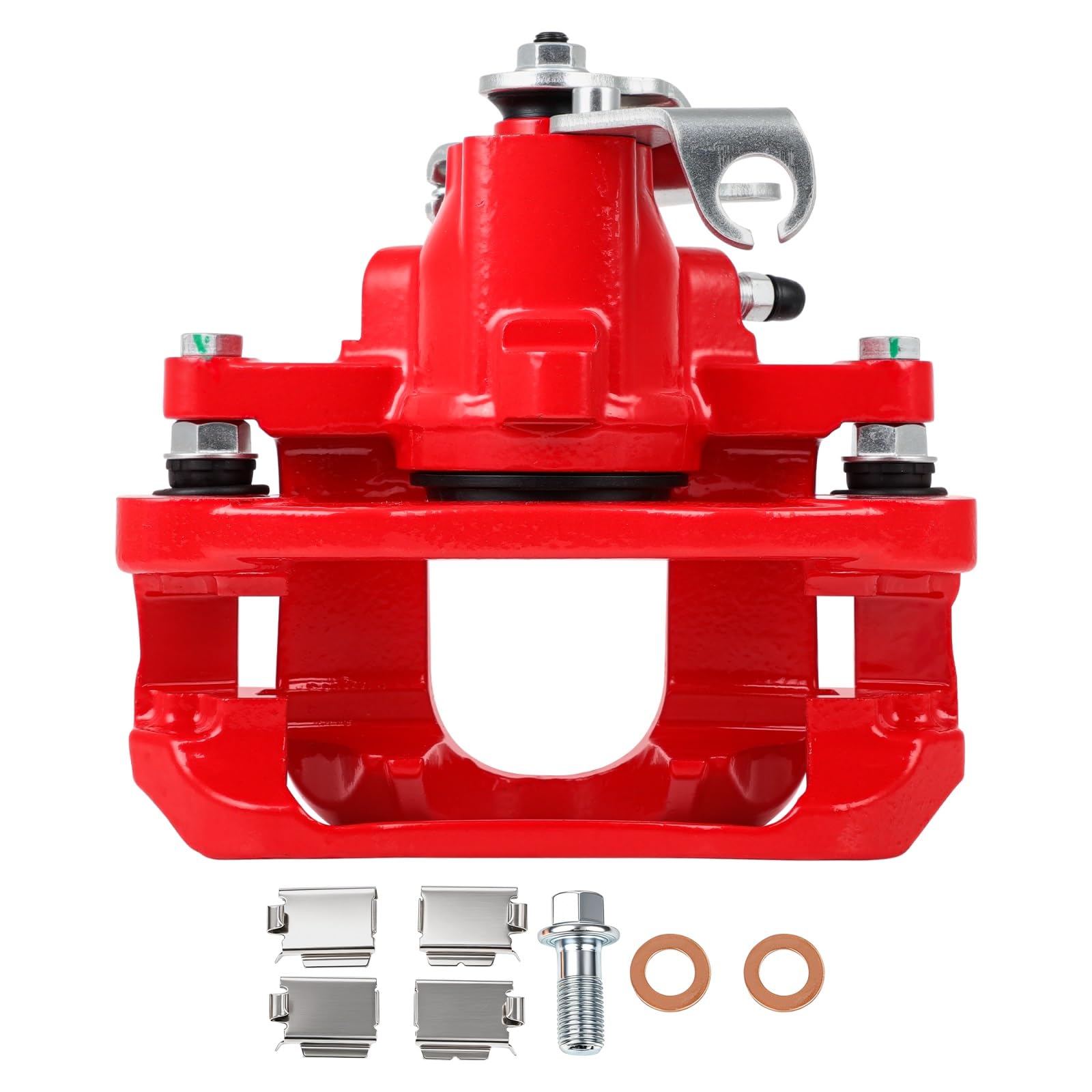 SCITOO Rear Left Brake Caliper With Bracket 18B5081 Compatible For Chrysler Town &amp; Country 2008-2012 For Dodge Grand Caravan 2008-2012 For Ram C/V 2012 For Volkswagen For Routan 2009-2012