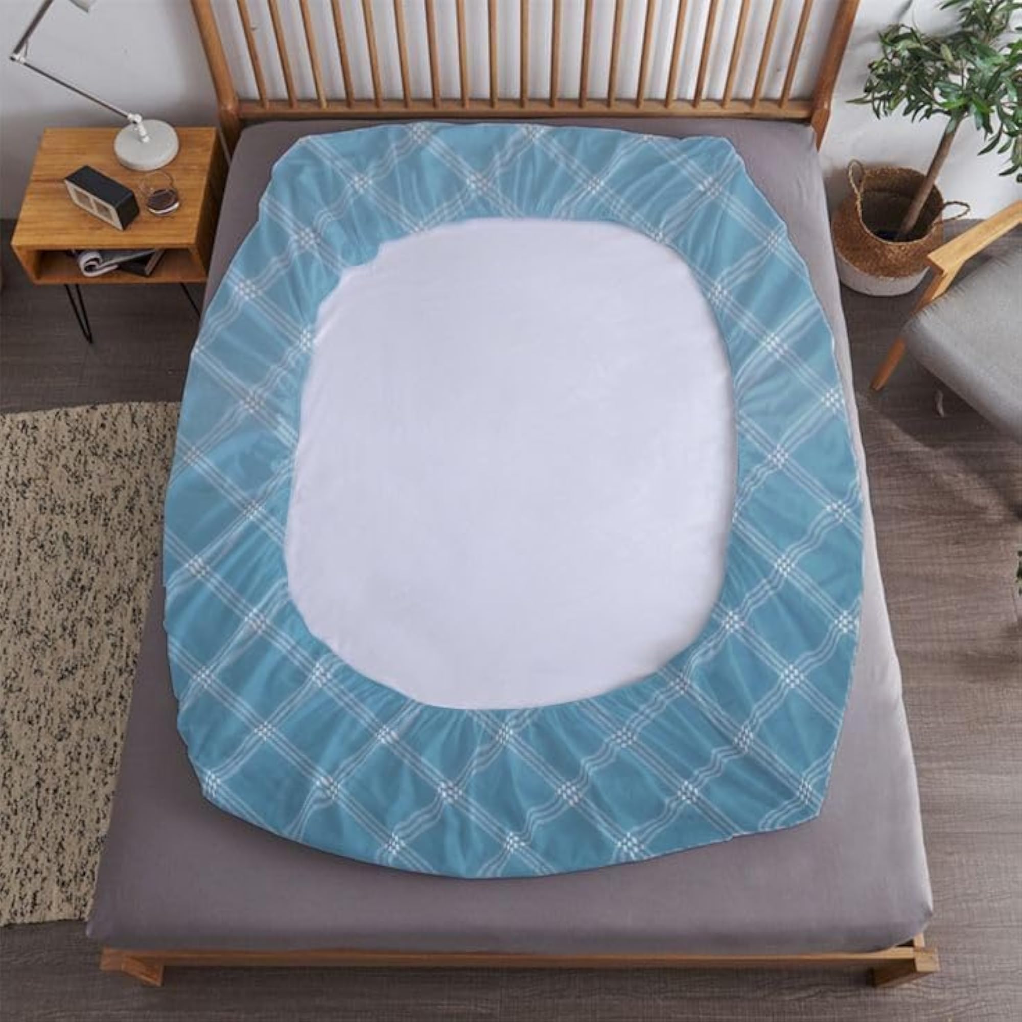 4 PCS Bedding Set Dohar Bedsheet Single with Pillow Covers