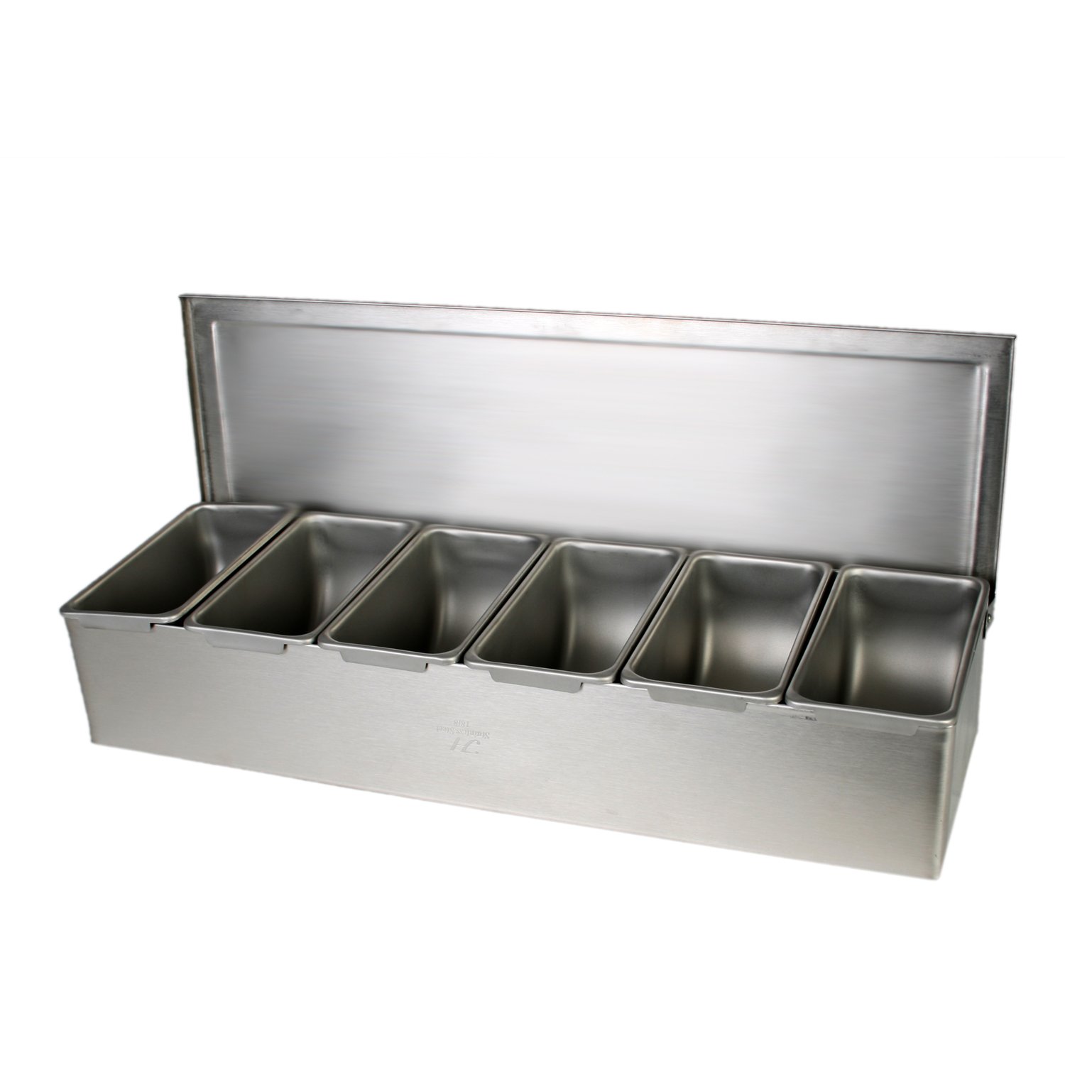 Thunder Group SSCD006 Bar Condiment Dispenser Countertop Design 6-compartment