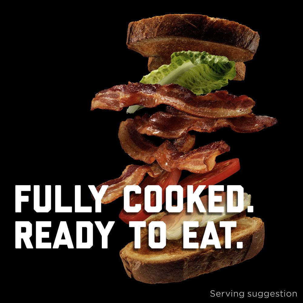 HORMEL BLACK LABEL Thick Cut Fully Cooked Bacon for Ready to Eat Meals No Refrigeration Needed Gluten-Free 2 — view 4