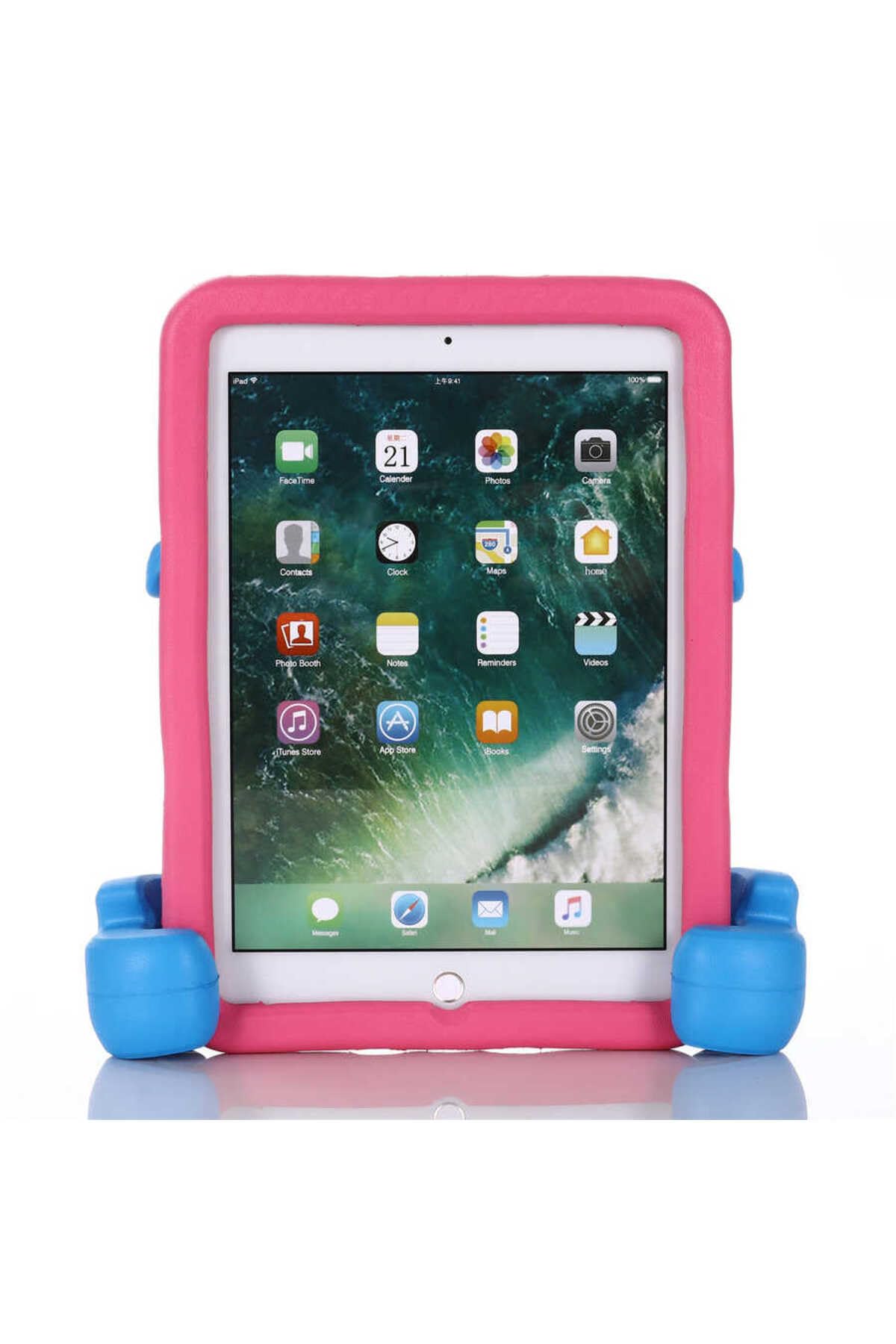 CONSTRAIN - iPad ile Uyumlu 9.7 2017 (5.Nesil) EFFX Eva Boxer Tablet Silikon - Mavi