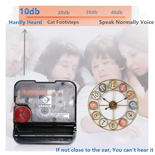 24” Metal Number Large Wall Clock, Mute Creative Vintage Silent Wall Art Clock Industrial Gear Clock, Indoor Silent Non Ticking Large Round Decorative Clock For Living Room, Kitchen, Home, Loft  #TOP4