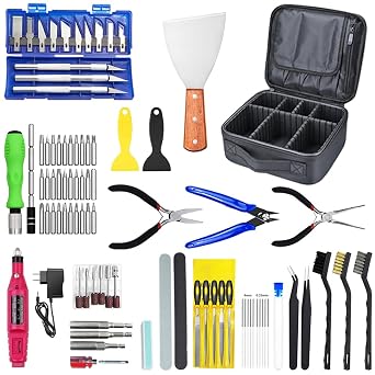 3D Printer Tool Kit with Oxford Storage Bag, Deburring and Cleaning Tools