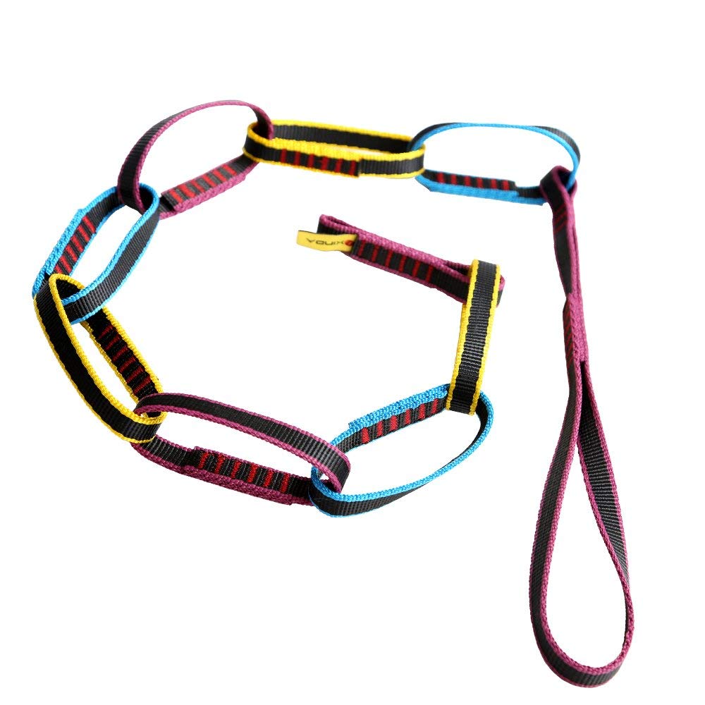 22KN 140cm Kletterbaum Rigging Sling Gurtband Schlaufe Daisy Chain Equip