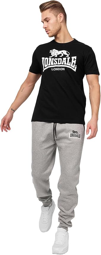 Lonsdale Men's Logo Regular Fit T-Shirt