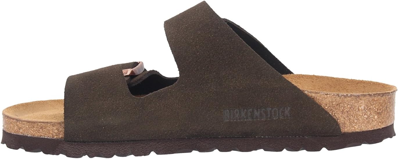 Birkenstock Unisex Slippers, Brown Mocca Soft Footbed, 10 US Women - Image 3