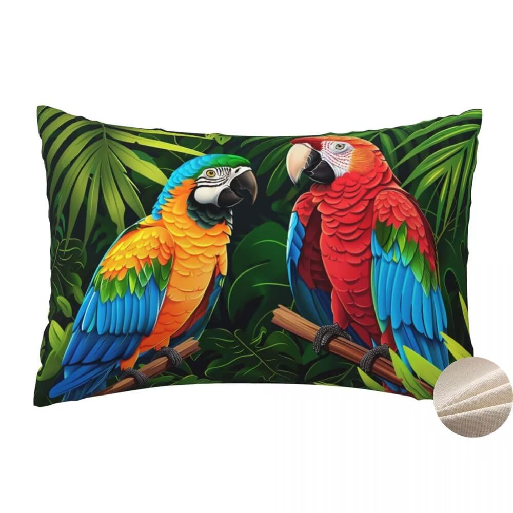 Housse de coussin pour salon 40x70 en lin lot de 2 pour rénover votre canapé