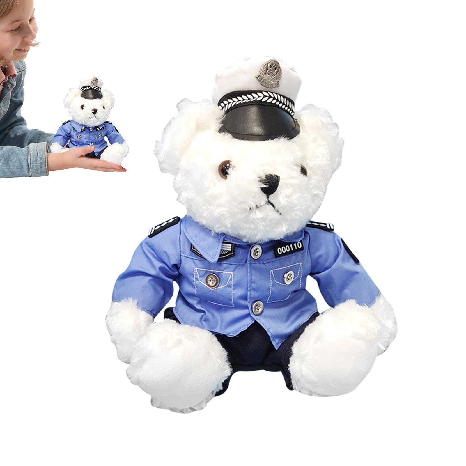 Amazon.co.jp: ポリスベアぬいぐるみ - 装飾的なクマの