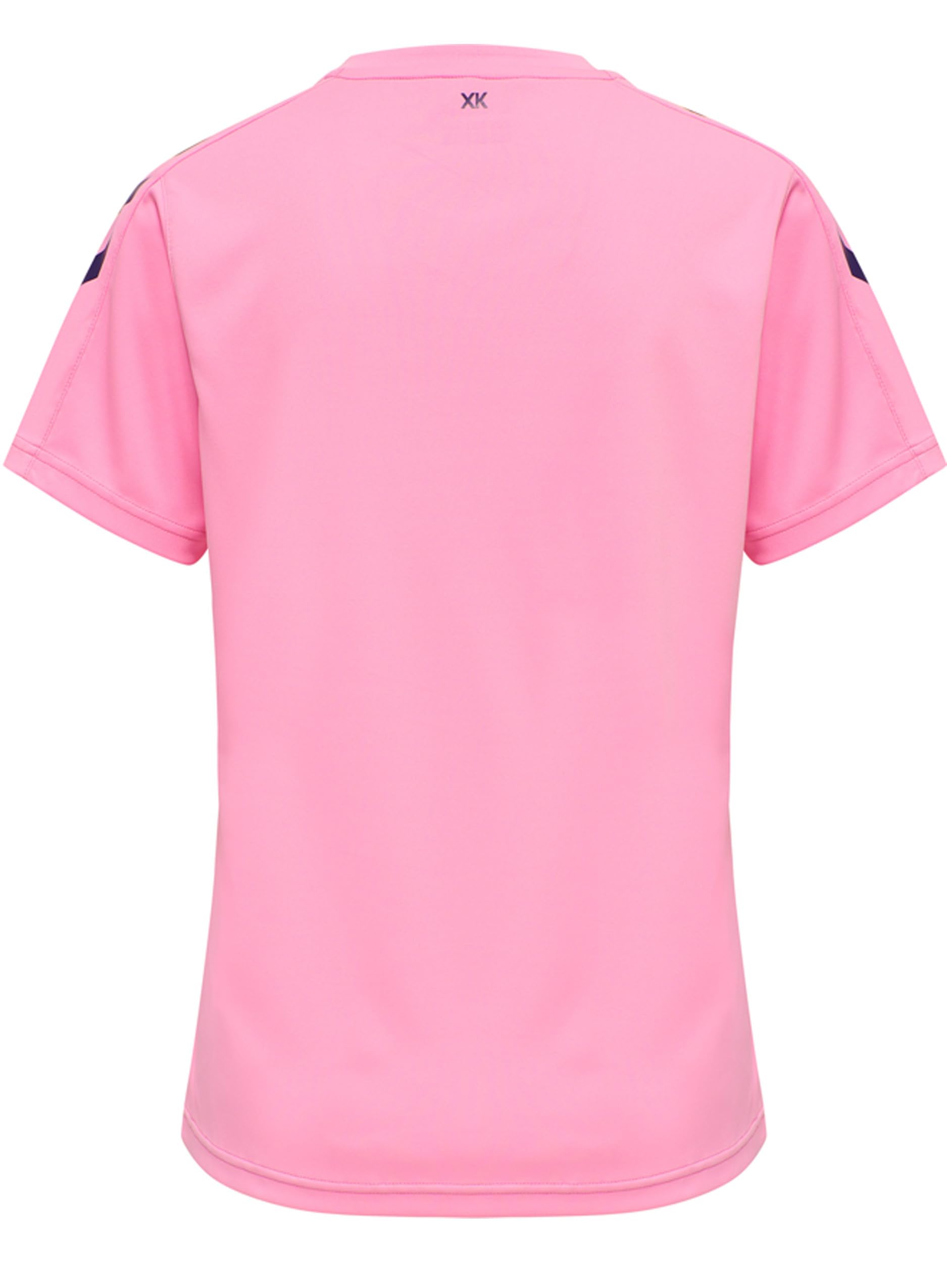 hummel Women's Hmlcore Xk Poly Jersey S/S Woman T-Shirt, Cotton Candy, Small