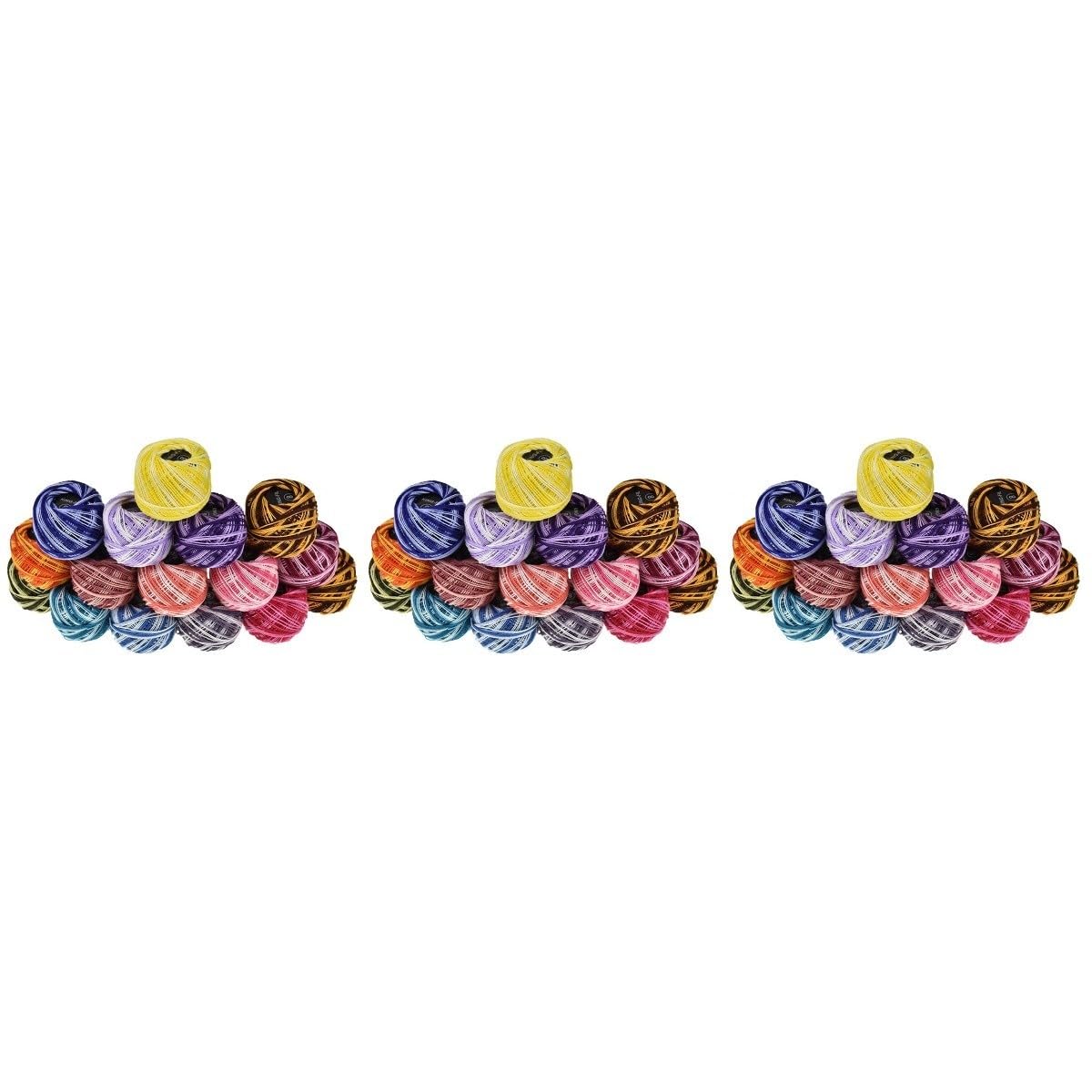 SHINEOFI 3piezas Hilo De Bordar Multicolor Para Manualidades De Hilo De Costura Para Proyectos De Bordado y Tonos