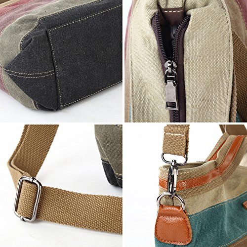 NOTAG Crossbody Bag for Women Large Capacity Shoulder Bag with Adjustable Shoulder Strap Casual Messenger Bag Waterproof Sling Crossbody Bag Top handle Handbag for girls - Image 5