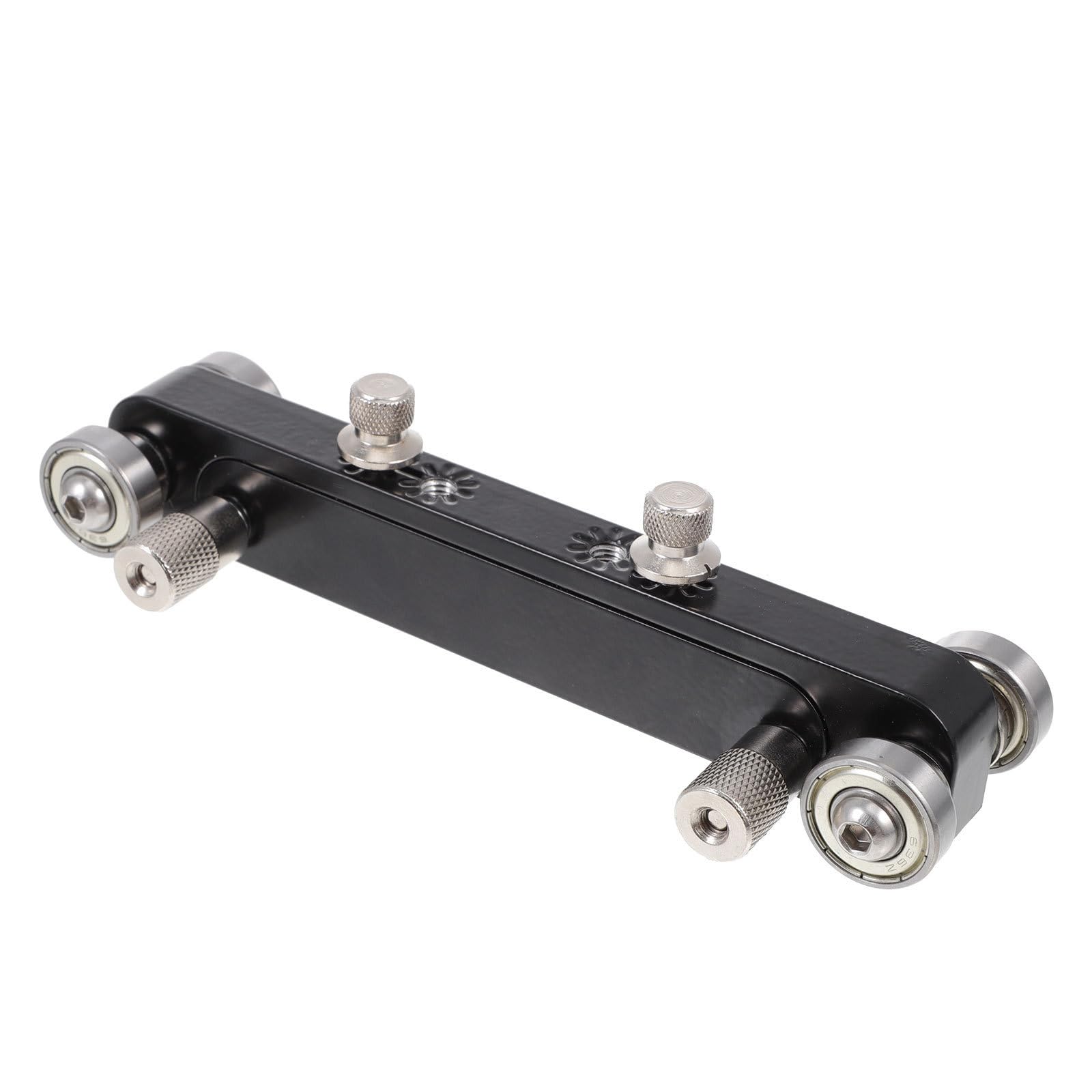 Lijadora de Tuercas para Guitarra Ajustable de Aleación | Aluminio Negro, para Cejuelas y Silletas de Plástico o Hueso, Altura Regulable, Útil en Luthería