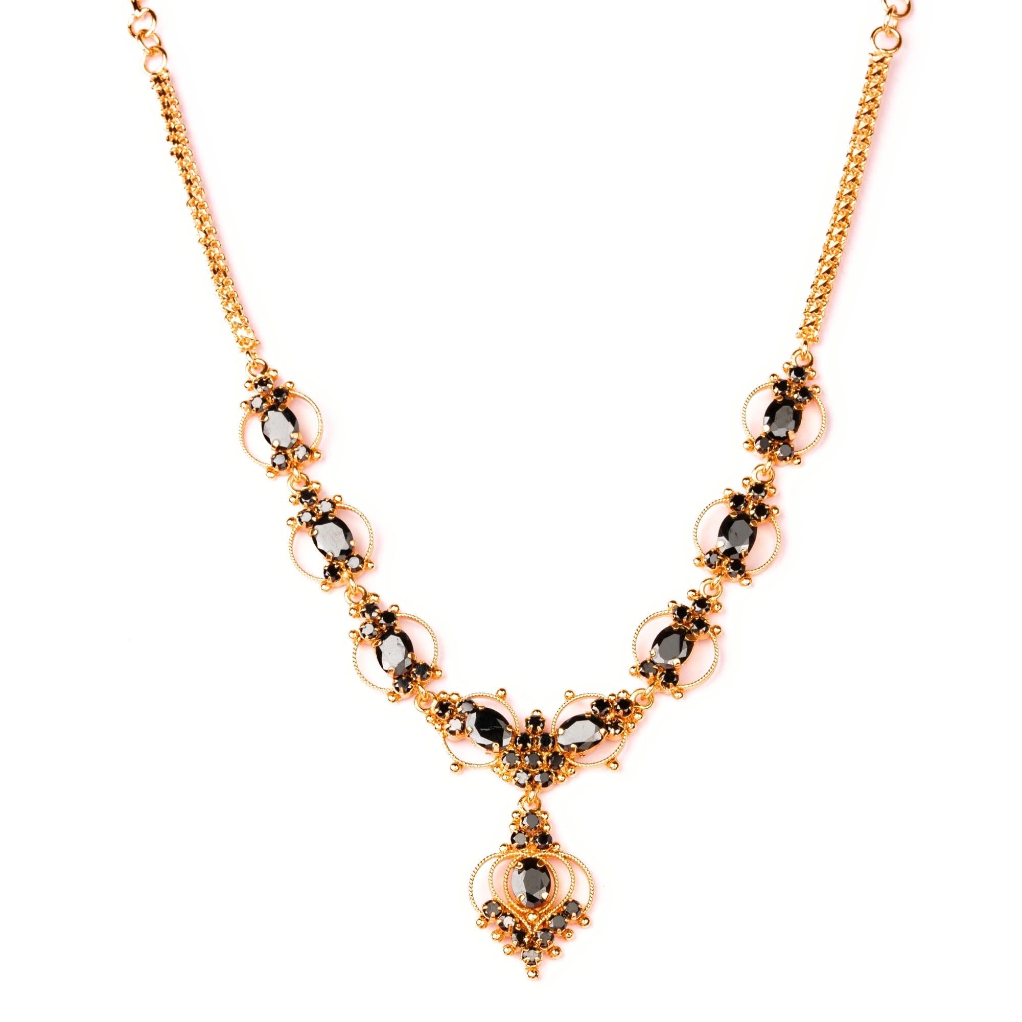 See full amazon price history chart for Sasitrends Elegant Micro Gold-Plated Brass Necklace with Flower-Inspired Design and American Diamond Detailing for Women and Girls Sasitrends Elegant Micro Gold-Plated Brass Necklace with Flower-Inspired Design and American Diamond Detailing for Women and Girls (B0CHMC7J5N) Amazon Price History, Amazon Price Tracker