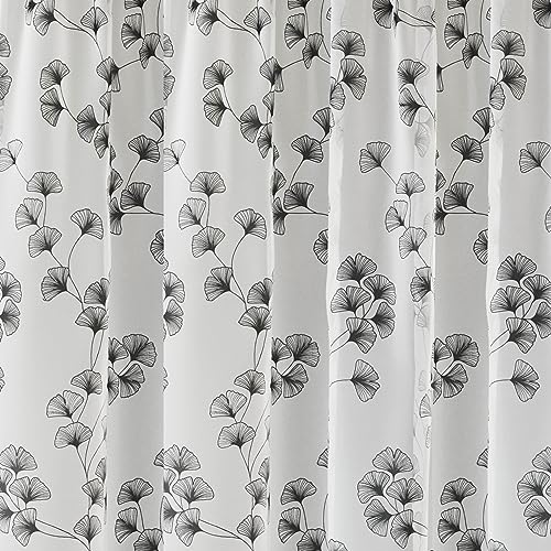 Tyrone Textiles Delila Black Floral Voile Net Curtain Panel, 55 x 90 Inch (140 x 229cm) - Image 4