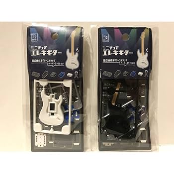 ギターの歴史 ミニチュアコレクション ミニチュアコレクション】アコースティックギターモデル (black