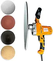 Desempenadeira Elétrica Mde 1200w Para Reboco Acabamentos 127v + Disco de Ferro Ø 380mm Menegotti Profissional
