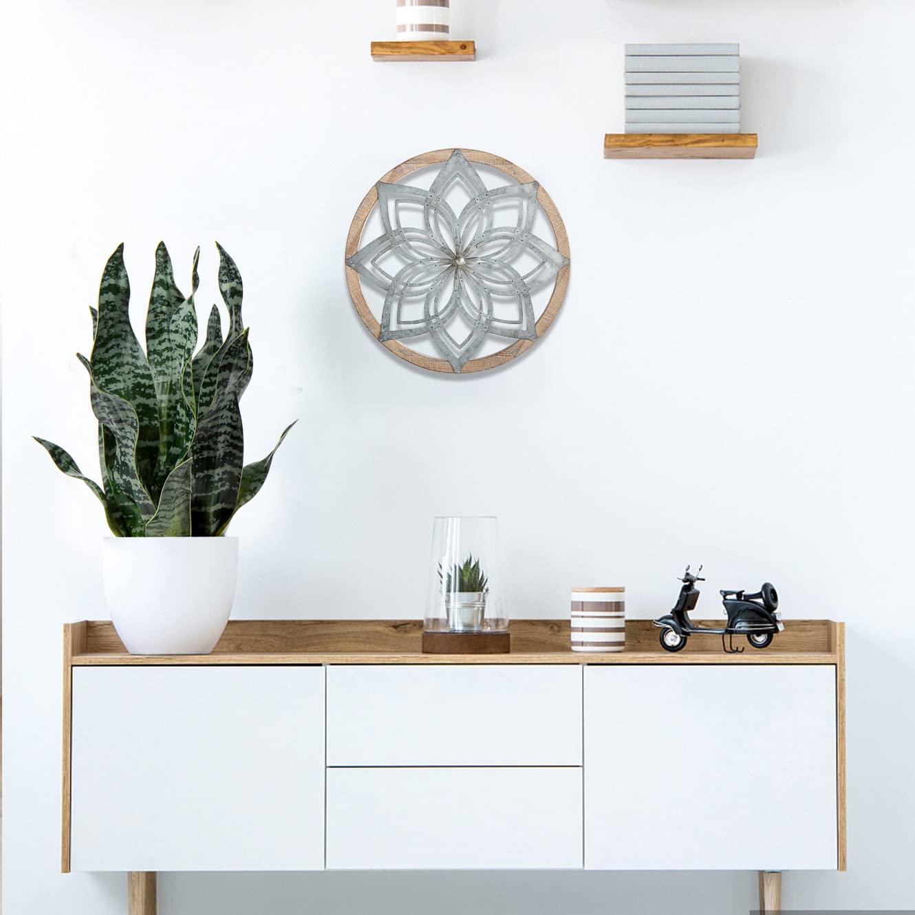 Künstliche Schlangenpflanze (Sansevieria) 40,6 Cm Im Weißen Keramiktopf – Pflegeleichte Deko Für Zuhause & Büro