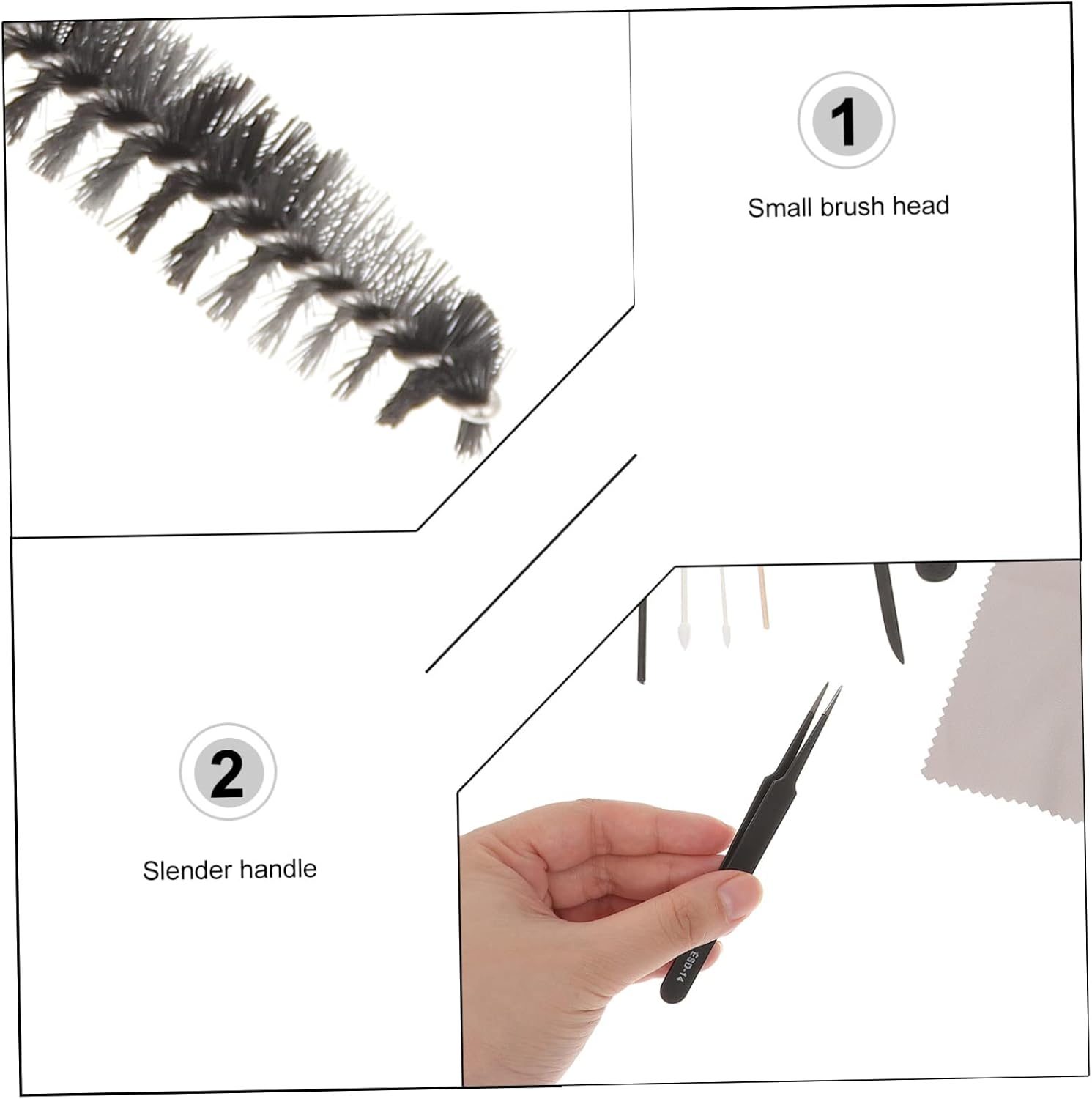 DOITOOL Earphone Cleaning Kit Brush and Accessories Headphone Care Tools for Electronics Effective Earwax Set for Home and Travel