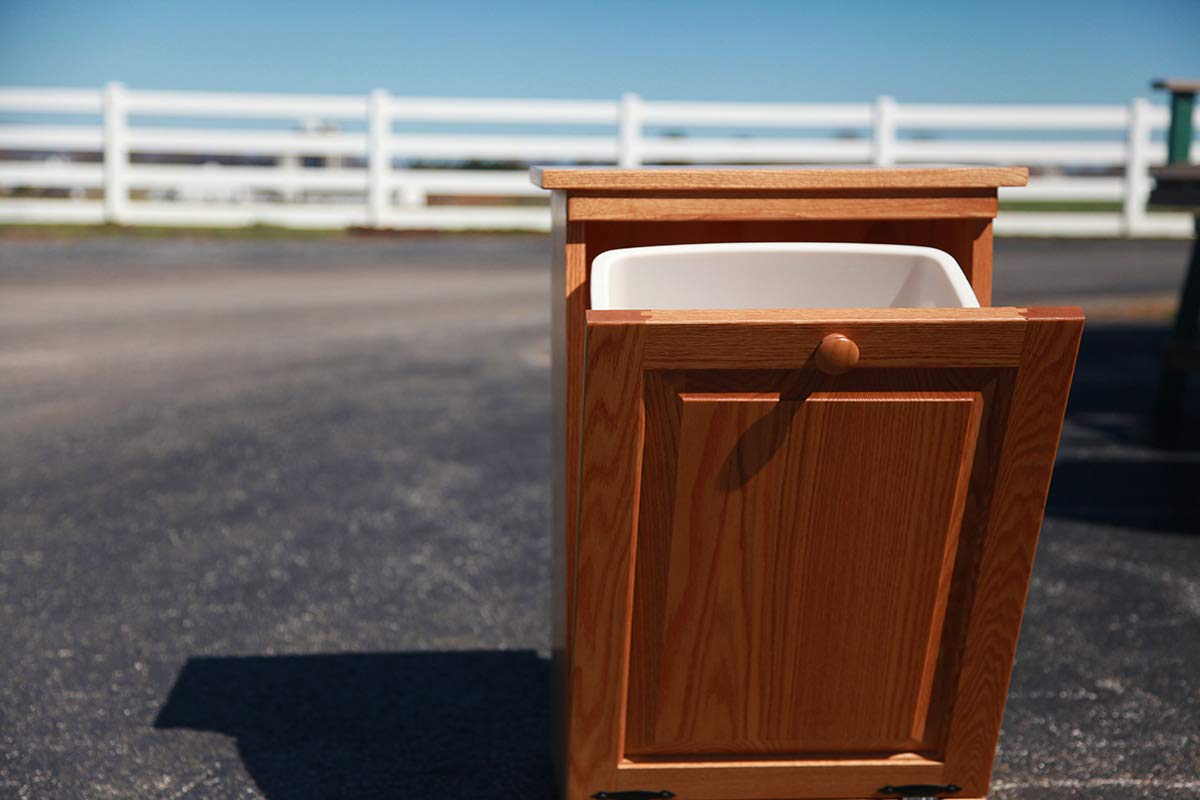 Buy Peaceful Classics Amish Handcrafted Tilt Out Trash Wooden