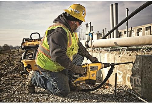 Miniatura 4 de DEWALT Taladro de martillo inalámbrico de 60 V MAX, 1-916 pulgadas, solo herramienta (DCH481B)