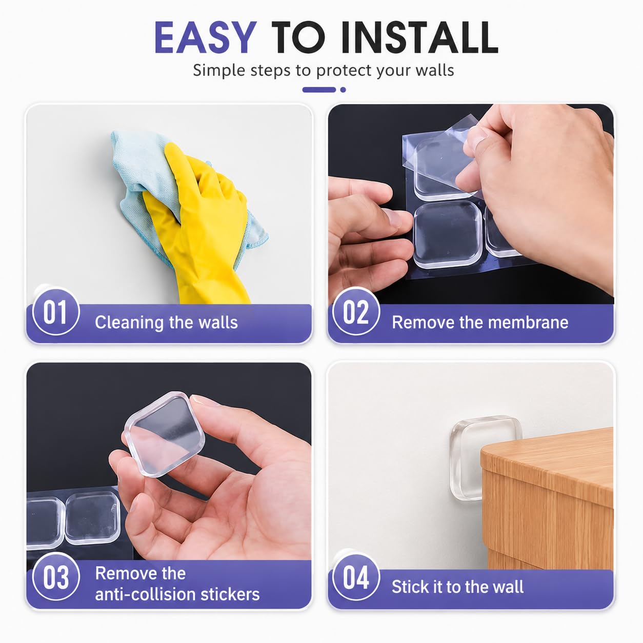 Silicone Door Stoppers - Wall Protection -3