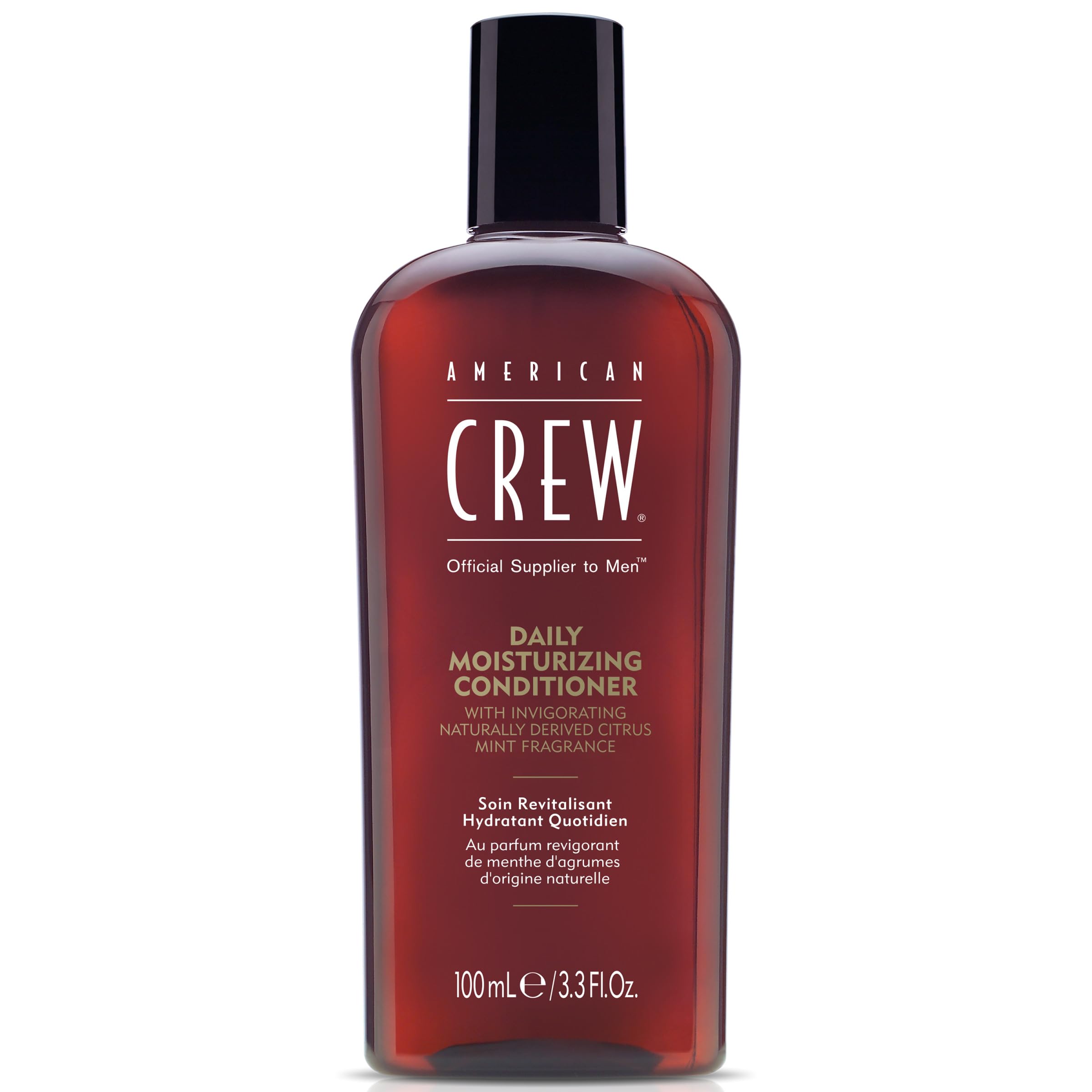 American Crew Conditioner for Men, Daily Moisturizer, Naturally Derived, Vegan Formula, Citrus Mint Fragrance, 3.3 Fl Oz 3.3 Fl Oz (Pack of 1)