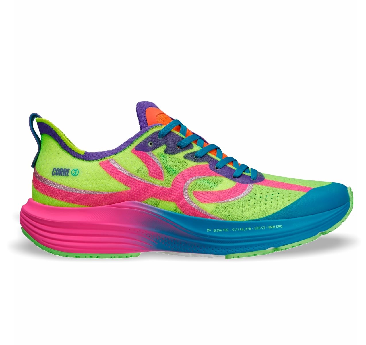 OlympikusUnisex Run 3 Sneaker, Multicoloured, 6.5 UK