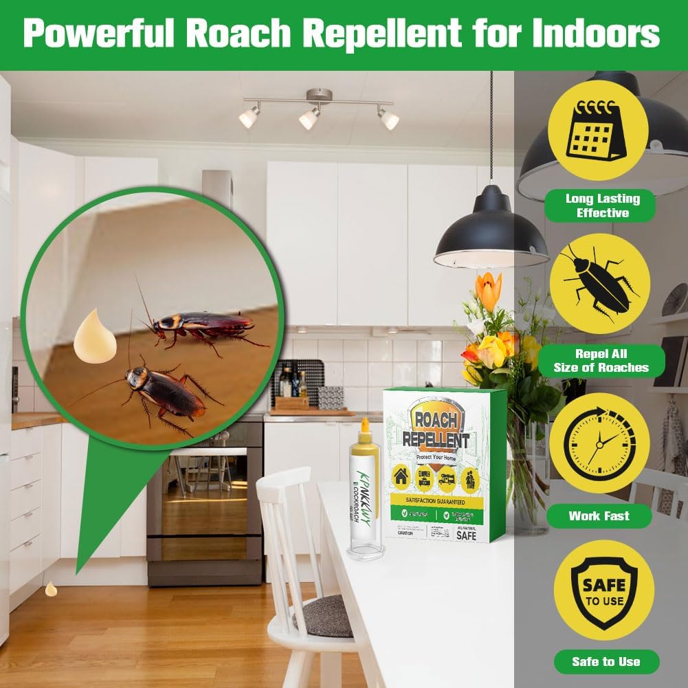 Ultimate Roach Repellent: Keep Your Home Roach-Free with Pet Safe Solutions!