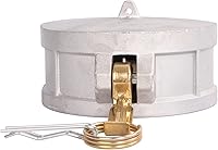 Vista 3 de 1 pieza de accesorios de bloqueo de leva de aluminio (parte de 4 pulgadas CC) de manguera de leva y ranura, tapa antipolvo con asas de latón