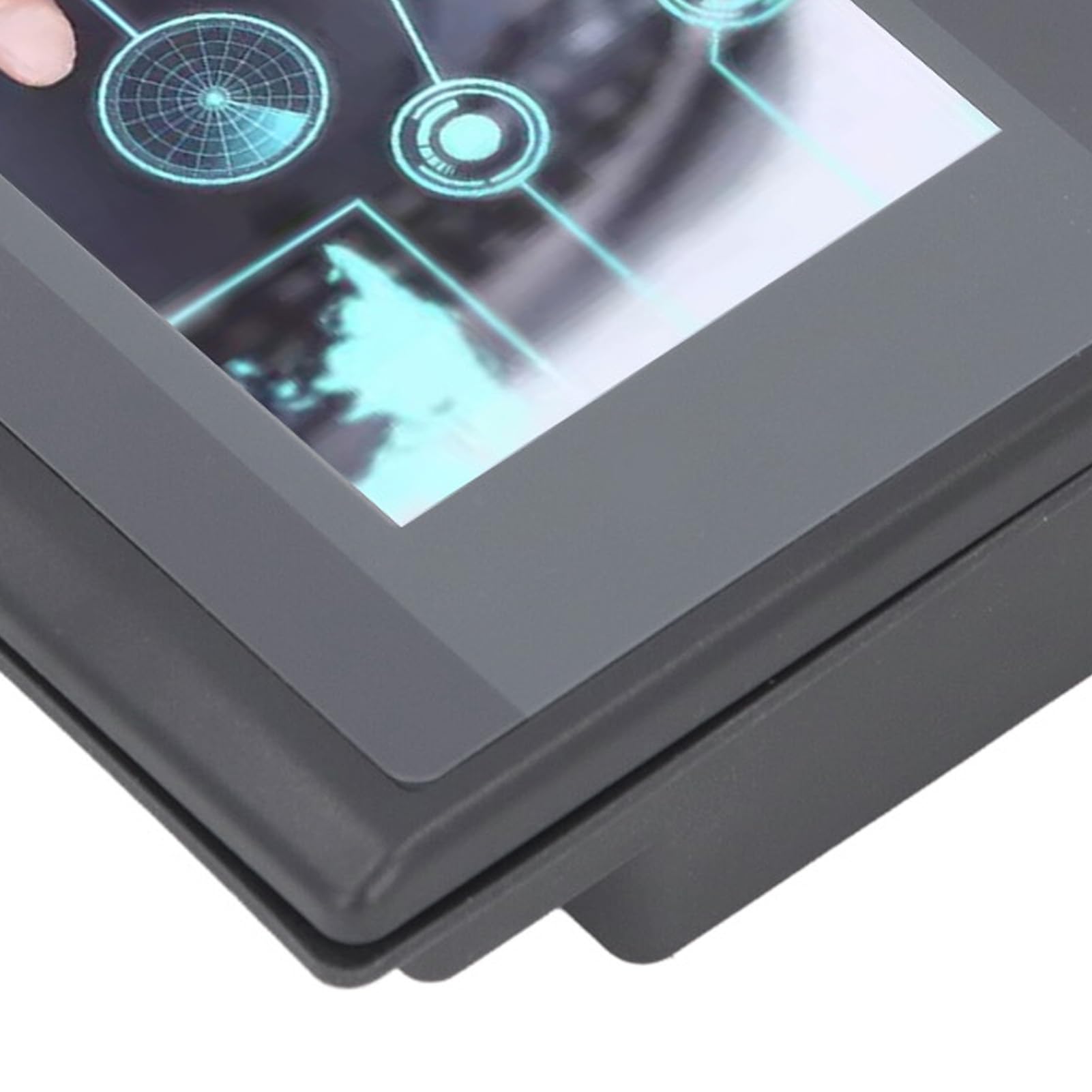 FTVOGUE SPS-HMI-, ABS-Material, 4,3-Zoll-Touchscreen, 600-MHz-CPU, Ideal für Controller der FX3U-Serie
