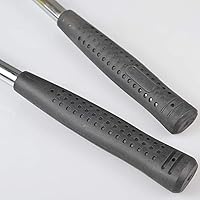 Vista 4 de Mazo de goma que no deja marcas, martillo de acero con mango de goma antideslizante para proyectos de bricolaje, manualidades, carpintería e