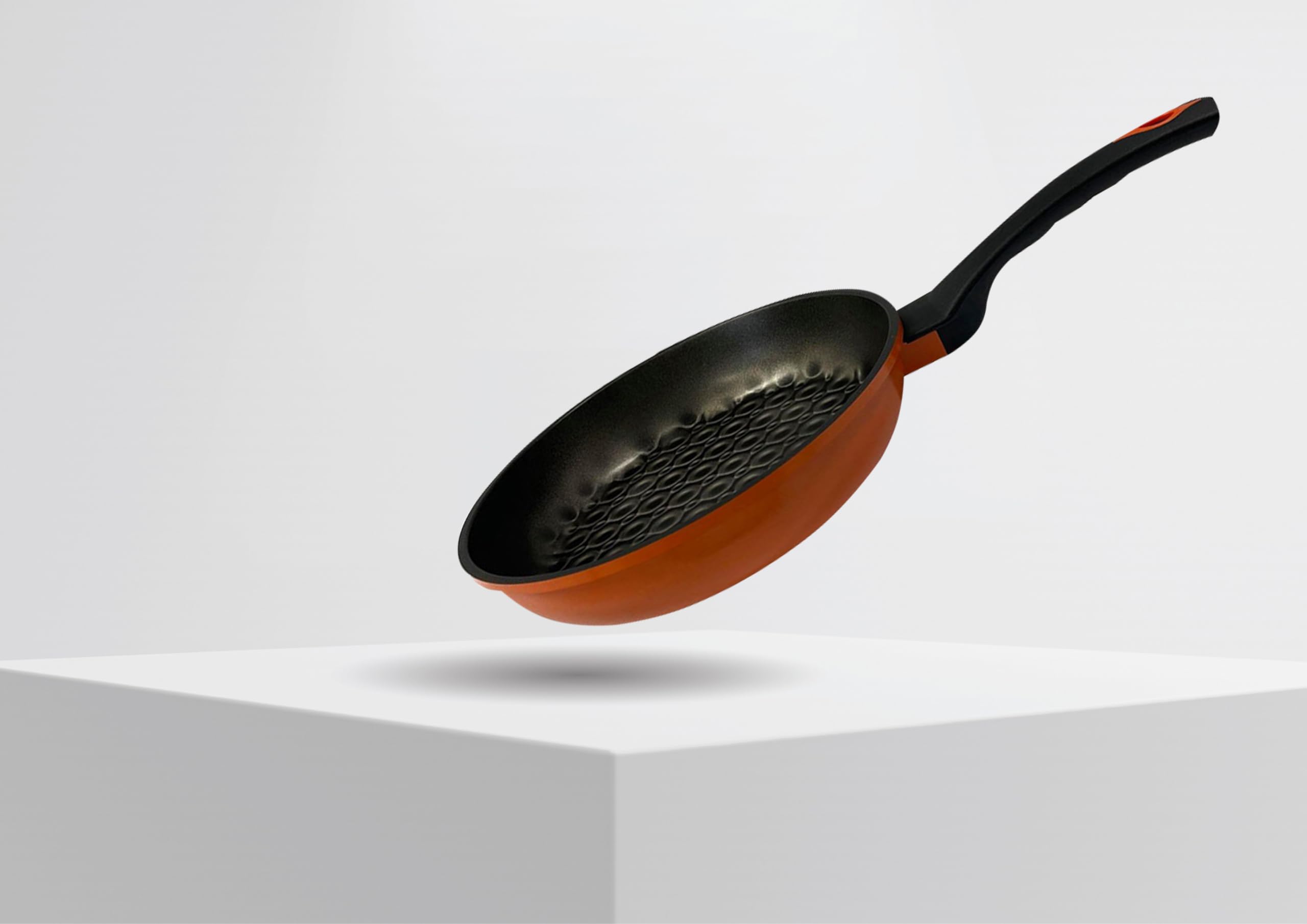 10'' 3D Diamond Coating Non-Stick Frying Pan Kitchen Cookware Cooking Pan