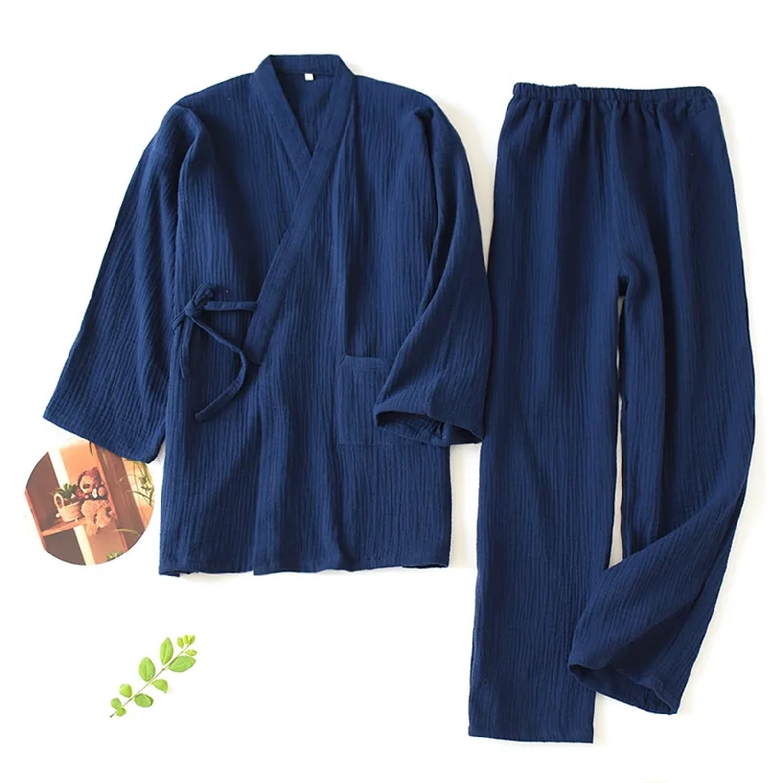 Conjunto de Pijamas de algodón for Mujer, Traje Holgado de Dos Piezas for Parejas, Traje humeante for el Sudor, Conjunto de Servicio a Domicilio Juegos para Mujeres(Female 01,XL)