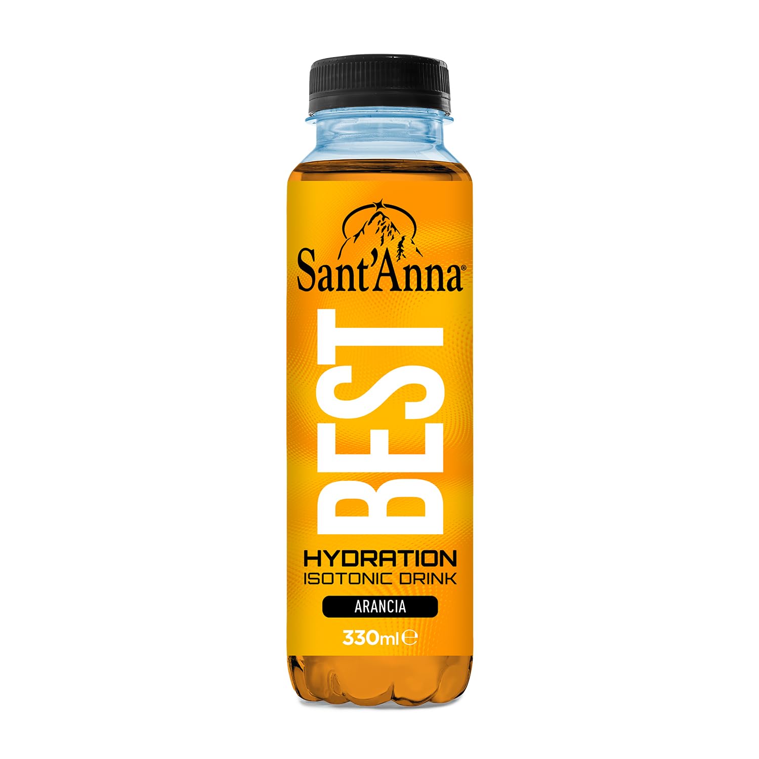 Sant’Anna BEST all'Arancia in bottiglie da 330 ml | Bevanda isotonica idratante per sportivi non gassata | Senza glutine con Vitamina B6