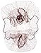 Keystone 109I-LG-DKBRN Dark Brown Lightweight Nylon Invisible Hairnet with 1/4" Opening, 28" Large Size (Case of 144)