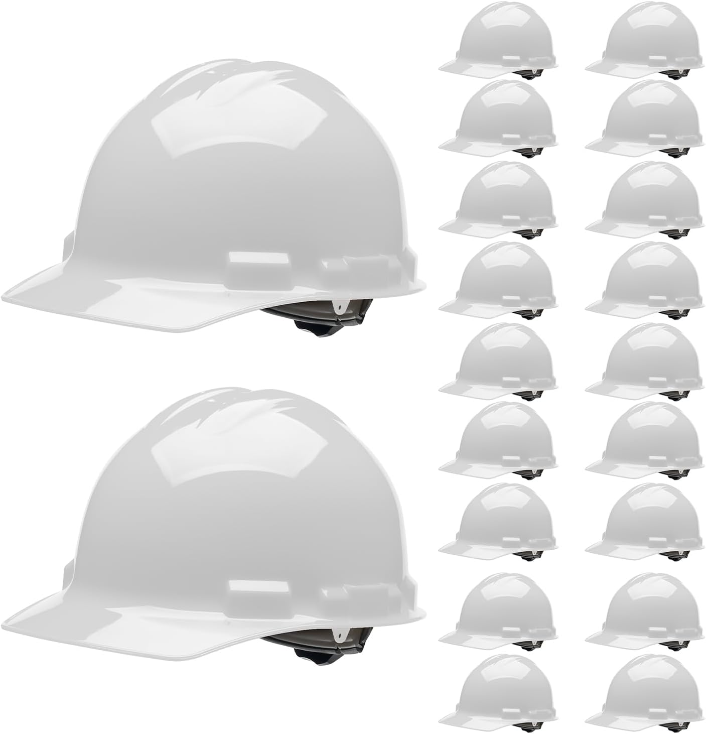 Malta Dynamics Hard Hat – Cap-Style Construction and Safety Hard Hats for Men and Women, 4 Pt. Hard Hat Suspension System, OSHA & ANSI Compliant, Made in The USA (2 Pack, White) - Image 2