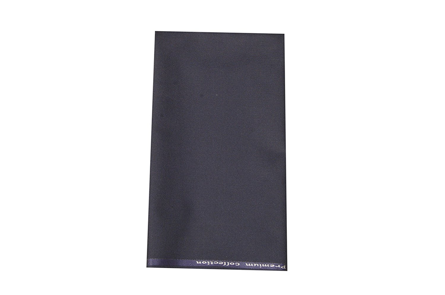 Men's Executive Deep Blue ( Navy Blue ) Matt Finish Plain Trouser Fabric ( 1 Pant Piece for Men )-image-14