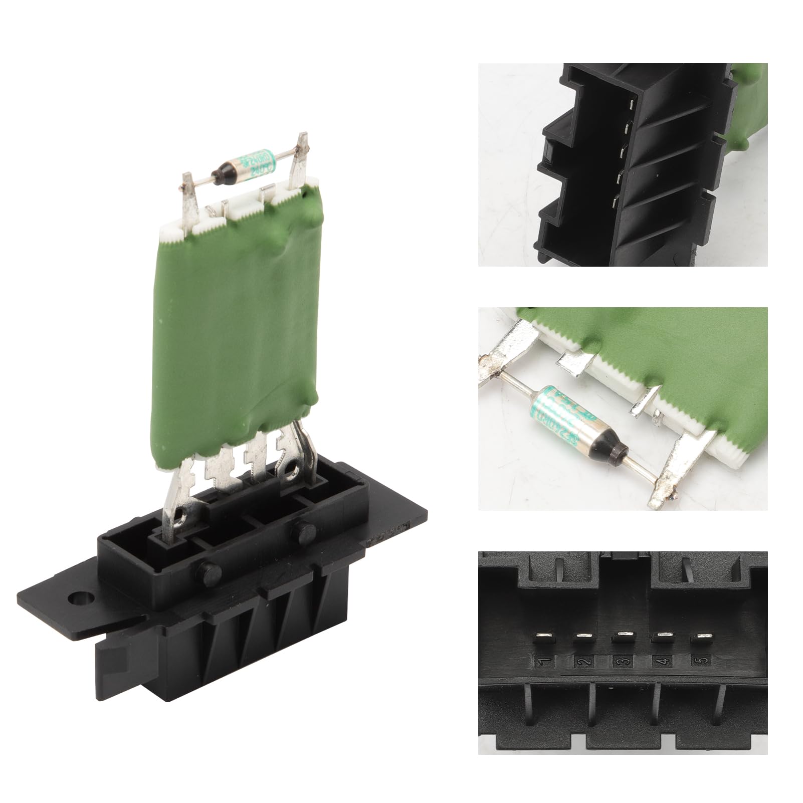 Resistenza per ventilatore elettrico 6480.55 Resistenza modulo ventilatore a 5 pin per Berlingo Partner II dal 2008 Relay II dal 2006