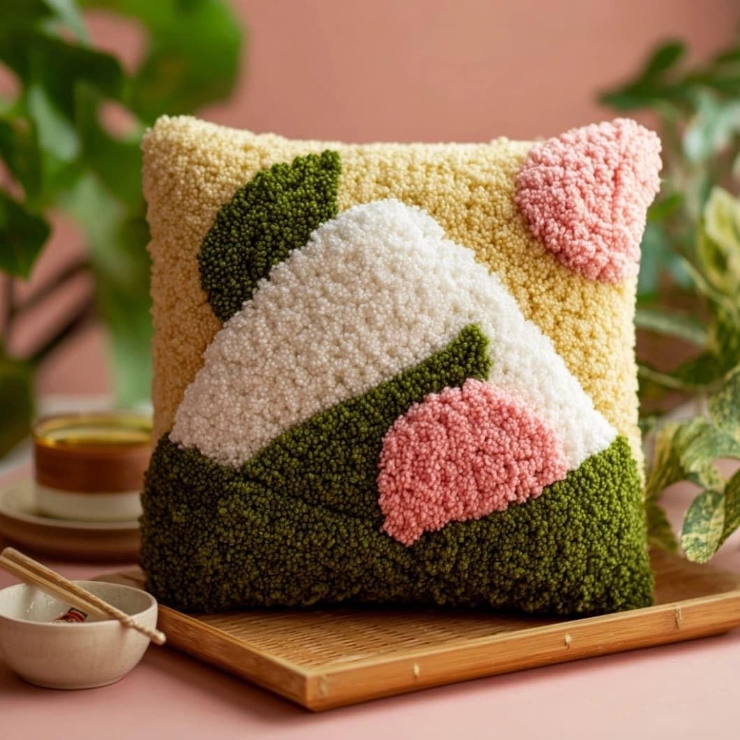 Kitquiver Latch Hook Cushion Kitzongzi DIY Pillow Cover 43X43Cm