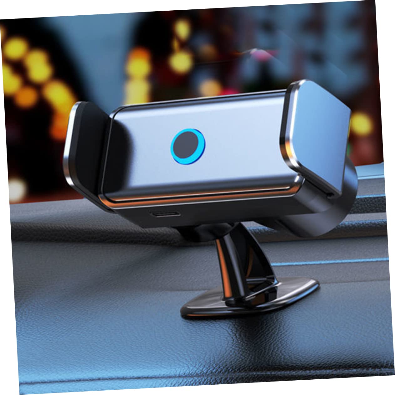 2piezas Soporte Móvil Automático para Coche Sujeción Segura Diseño Compacto Compatible Teléfonos para Navegación y Llamadas Movimiento
