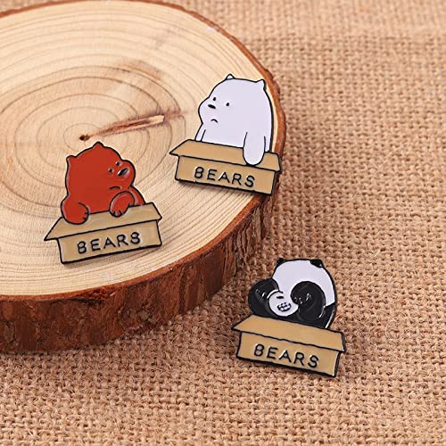 Image of Cute Enamel Pins Cartoon Lapel Pin Brooch Badge for Backpack Jackets Funny Tiger Pins for Gift Anime Enamel Pin for Clothing Hat Decoration