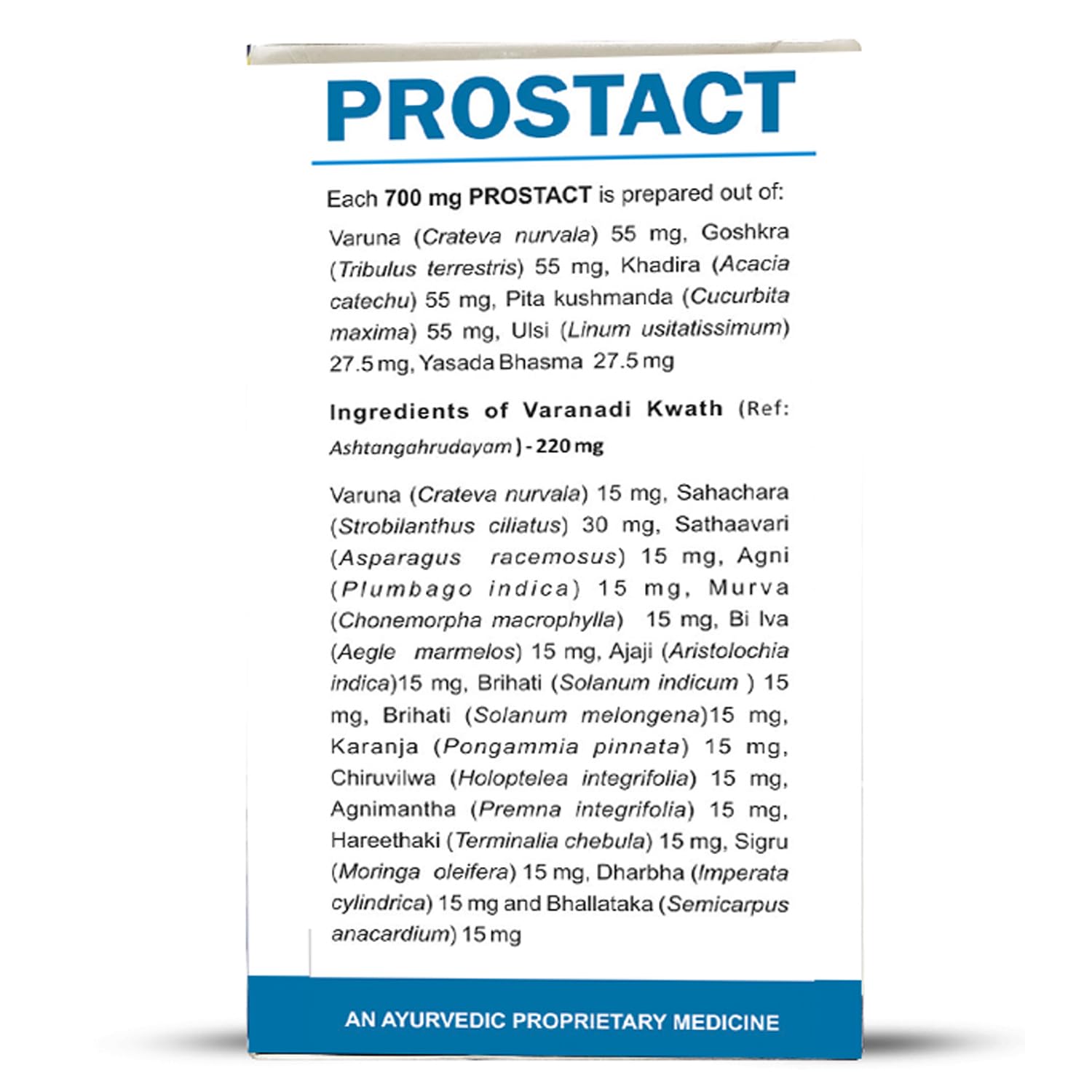 Kerala Ayurveda Prostact Prostate Care Supplement For Men 100 Tablets 1