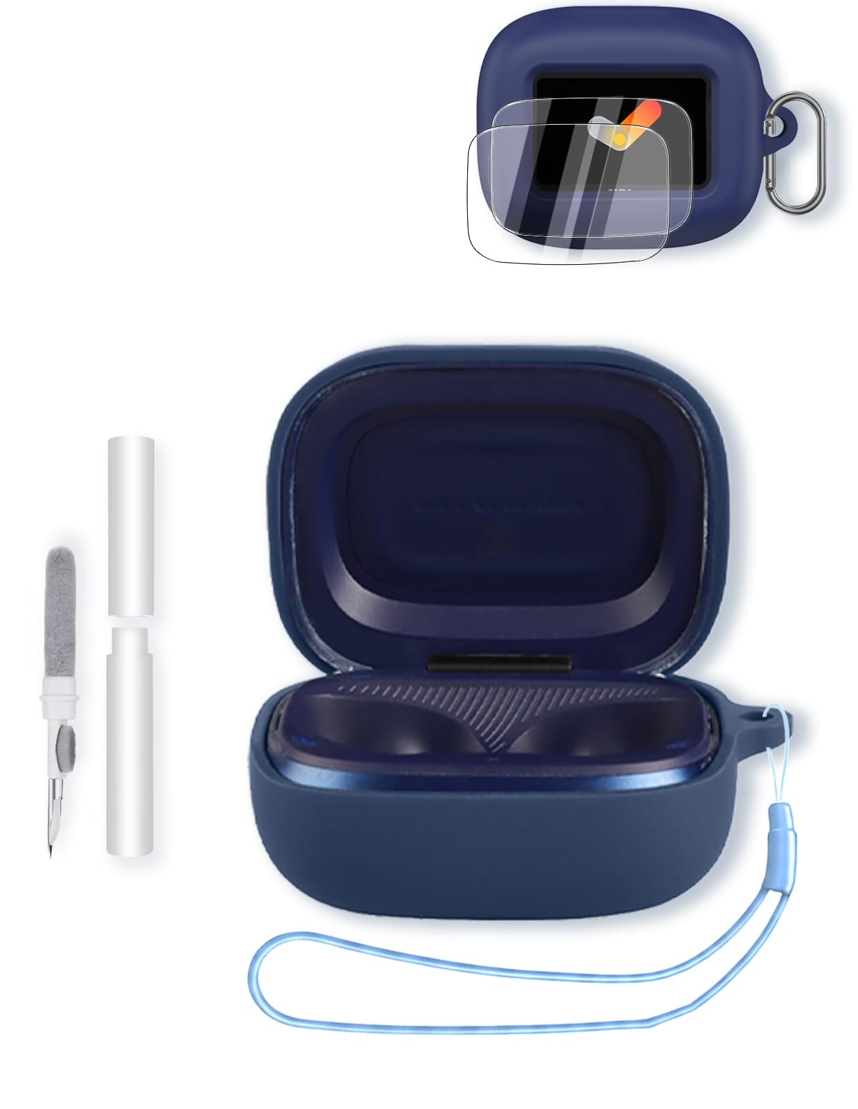 JBL LIVE BEAM 3 ケース付　新品 Amazon.com: Case for JBL Live Beam 3/ Buds 3/ Flex 3 Earbuds, Soft