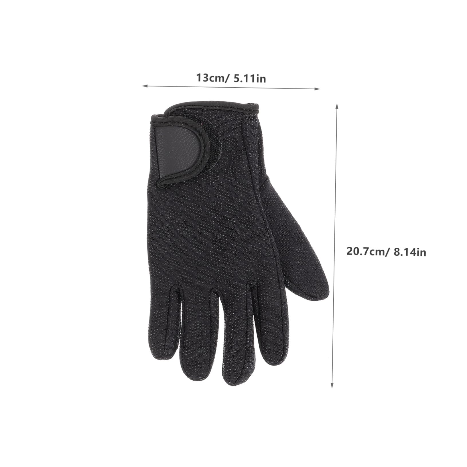 Mipcase Elastic Outdoor Diving Gloves Warm Winter Men's Windproof Fishing Gloves for Outdoor Activities