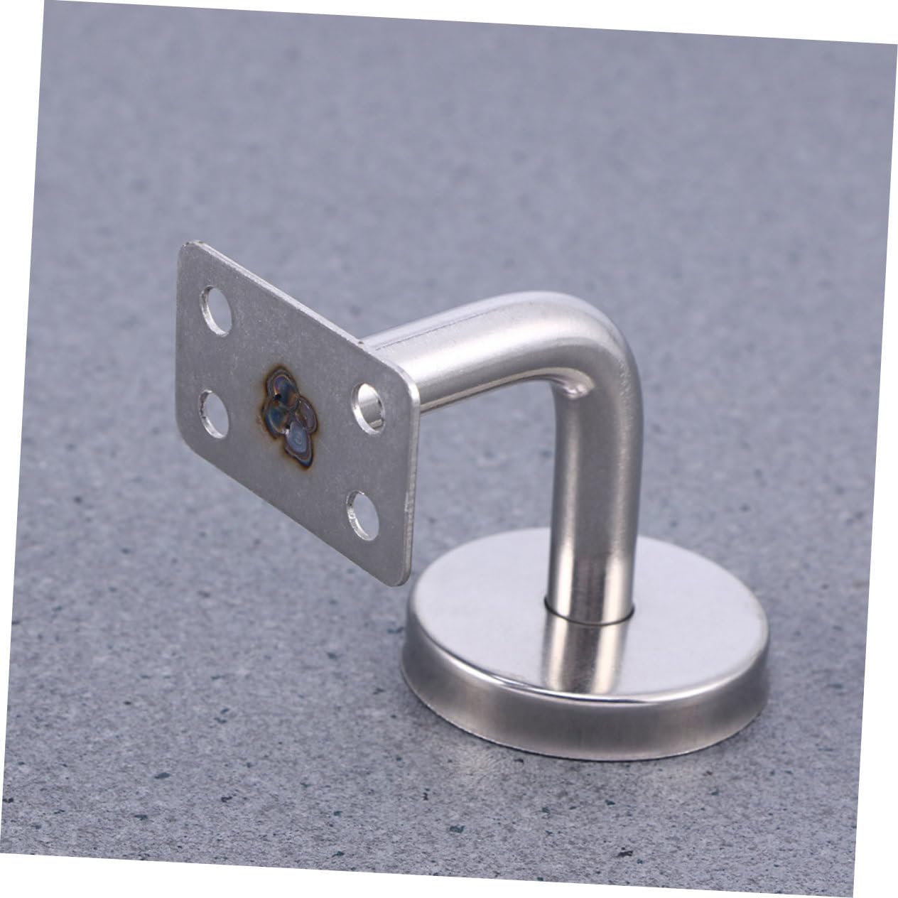 TEHAUX 4pcs Stainless Steel Handrail Bracket Support for Stair Railing Modern Design for Stability and Aesthetic Appeal