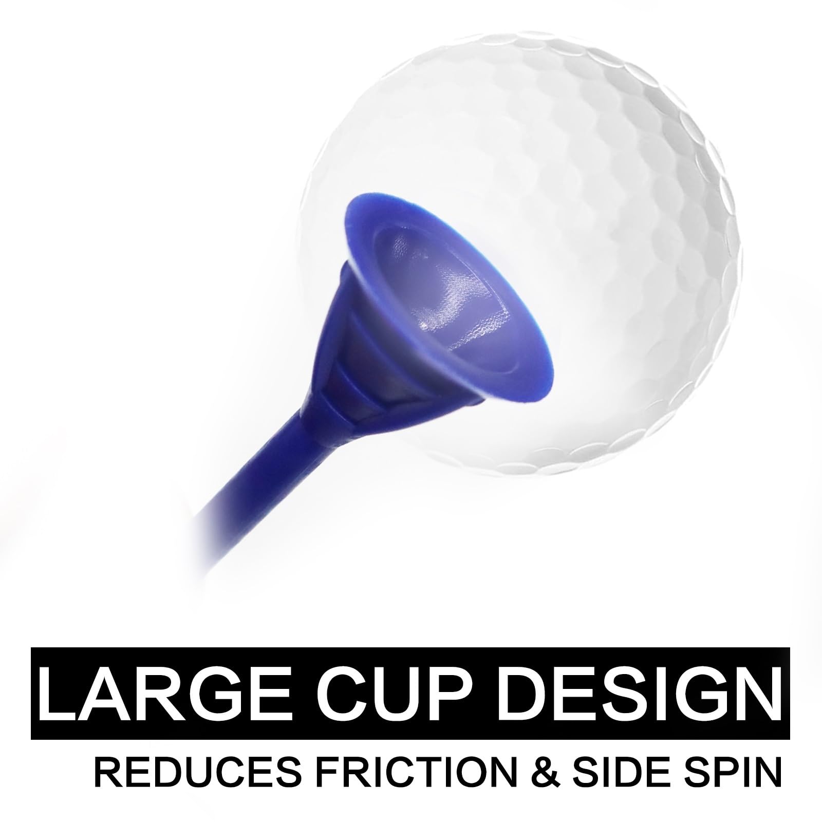 Premium-Golf-Tees, Golf-Tees, mehrfarbig, 83 mm, 100 Stück for Üben