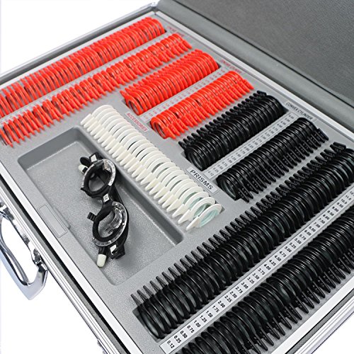 266 pcs Optical Trial Lens Set Plastic Rim Aluminium Case + Free Trial Frame