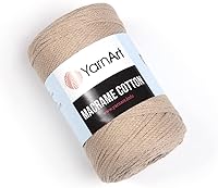 Vista 1 de YarnArt Colores armoniosos de algodón de macramé, manualidades únicas de macramé, 8.80 onzas, 246.06 yardas, 80% cuerda de macramé, hilo de macramé