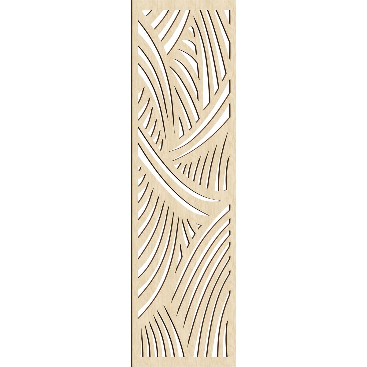 Chester Decorative Pierced Fretwork Wood Wall Panels, 29 3/8"W x 74 3/8"H x 1/4"T, Birch